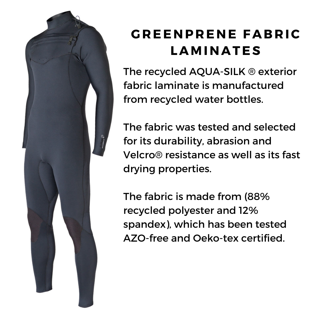 Greenprene 4/3 Front Zip Full Men's Wetsuit